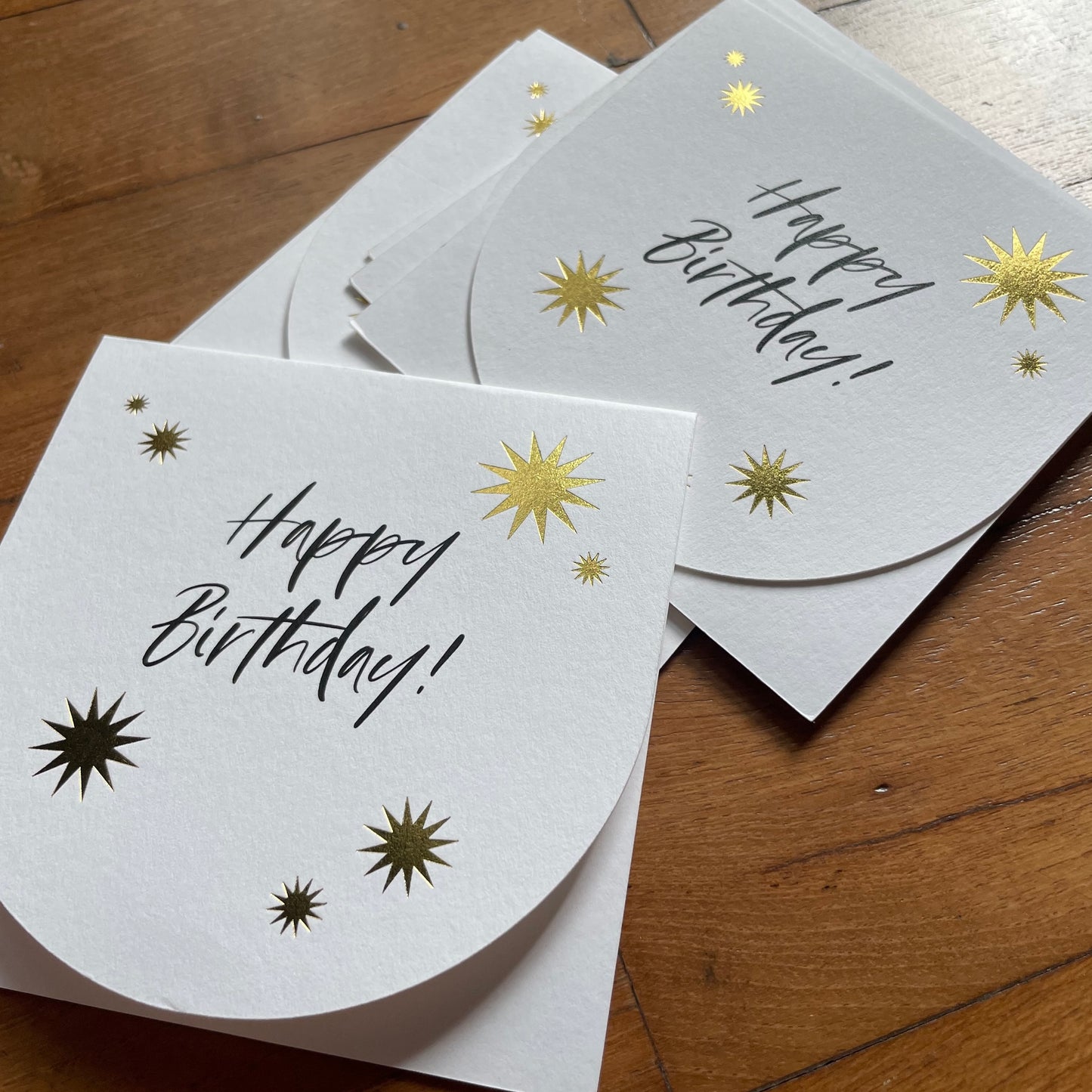 Gold Sunshine Birthday Card