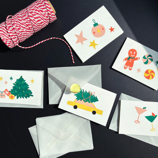 'Accidentally Mini' Christmas Cards