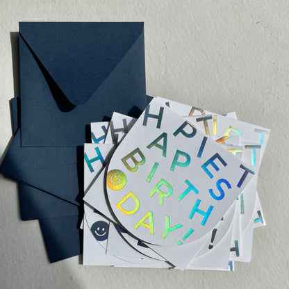 Holographic Birthday Card