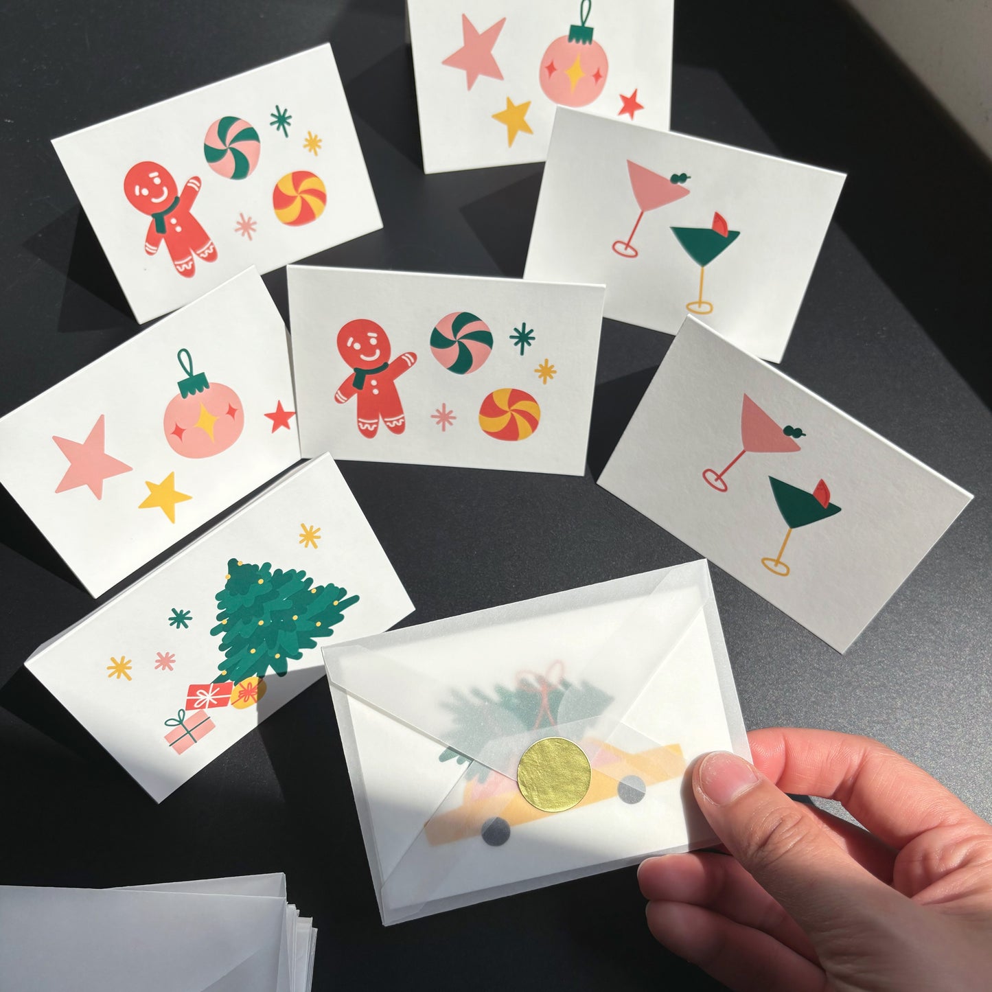 'Accidentally Mini' Christmas Cards