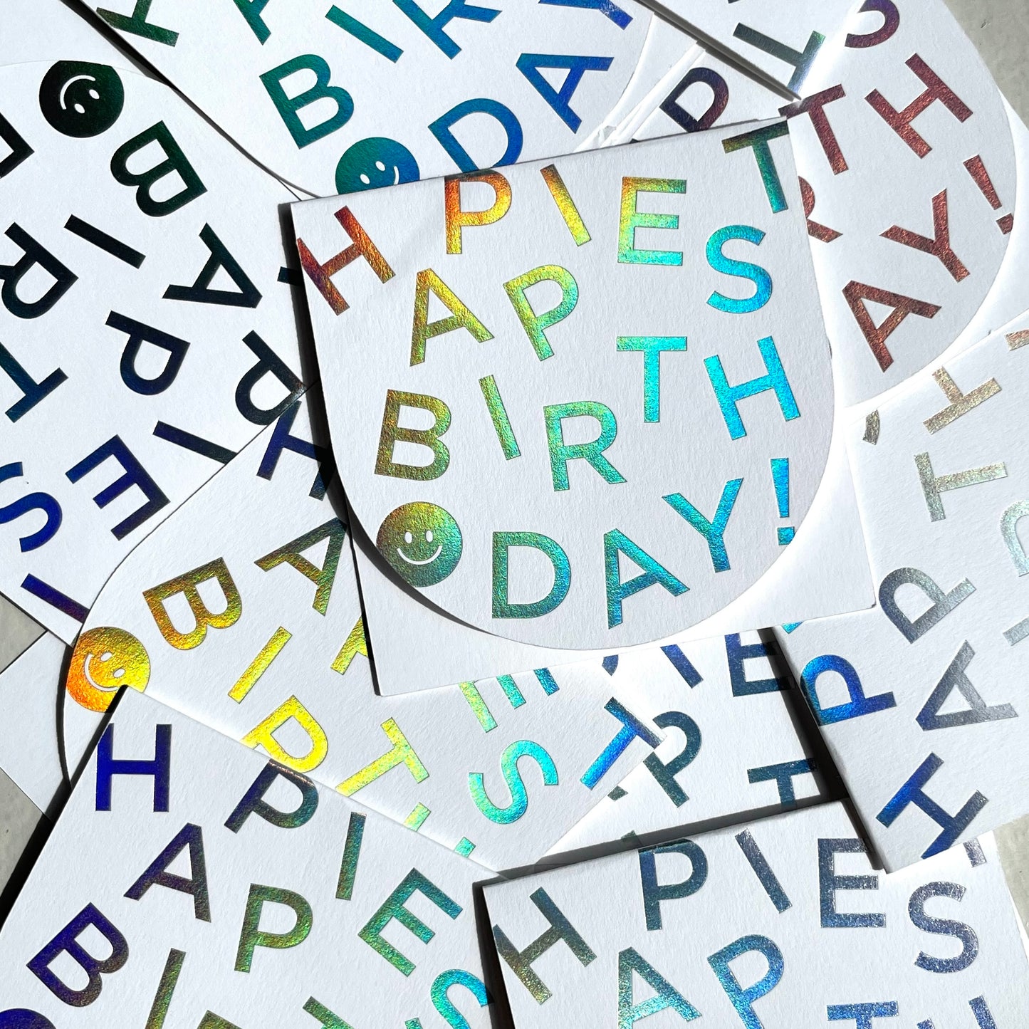 Holographic Birthday Card