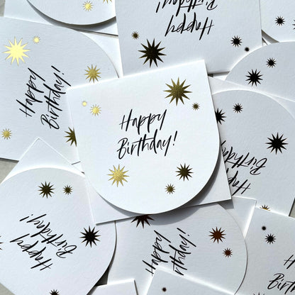 Gold Sunshine Birthday Card