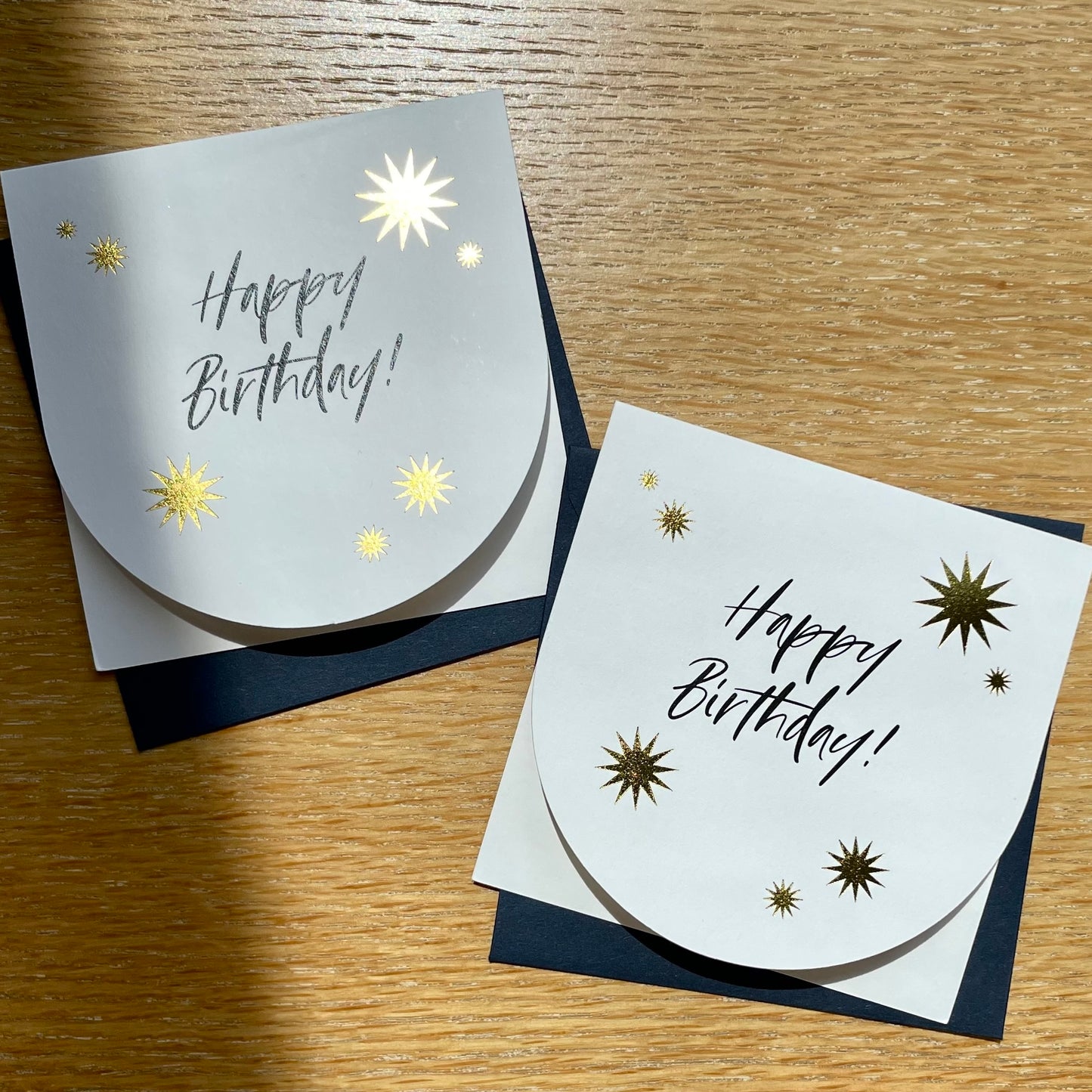 Gold Sunshine Birthday Card