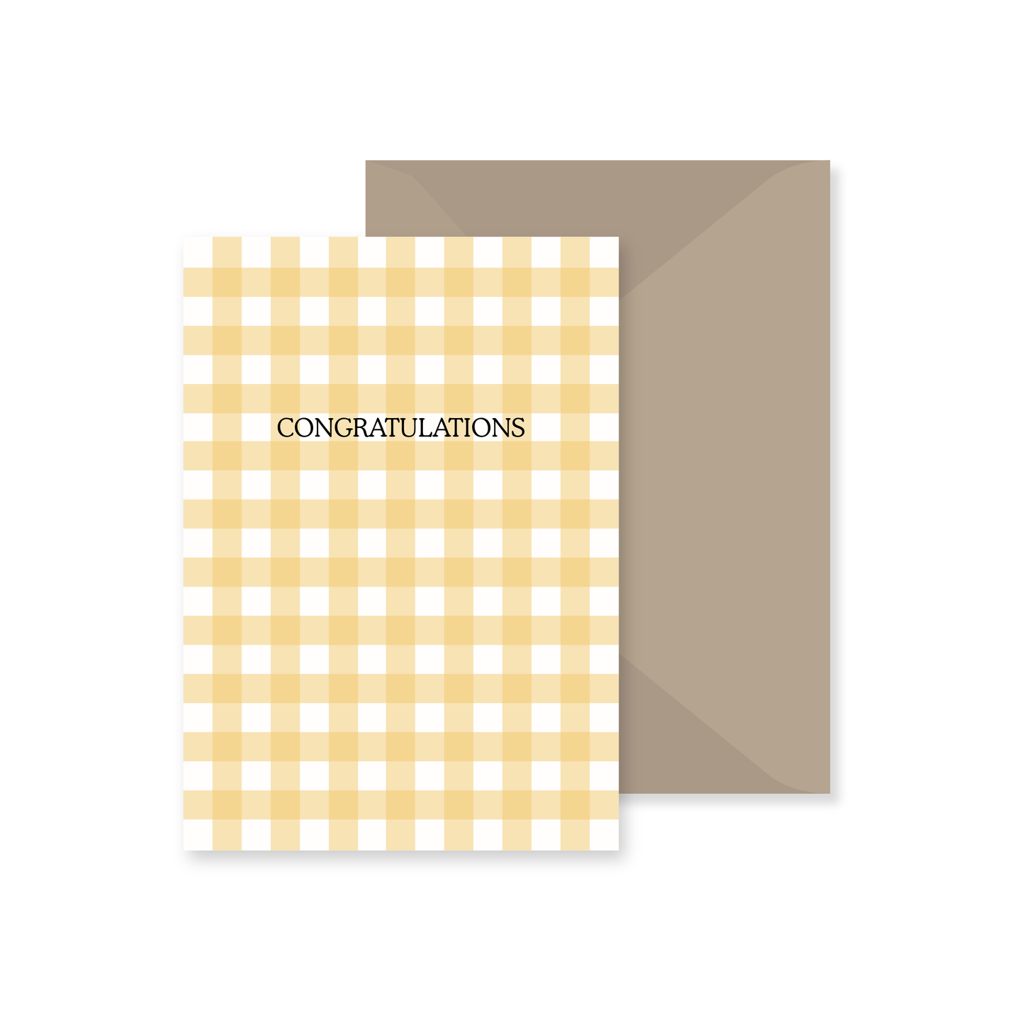 Gingham Celebration Card (Customisable)