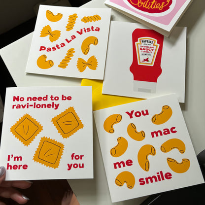 I'm Feeling Saucy Tonight Card / Art Print