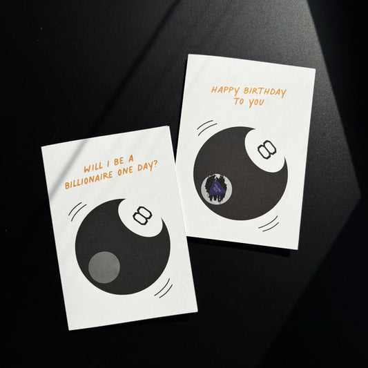 Magic 8 Ball Card (Customisable)